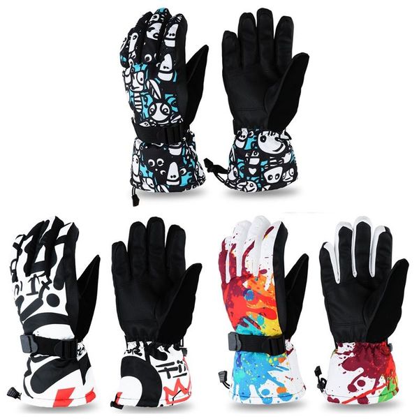 

ski gloves motorcycle antiskid wear resistant riding mountain skiing snowmobile waterproof windproof cycling