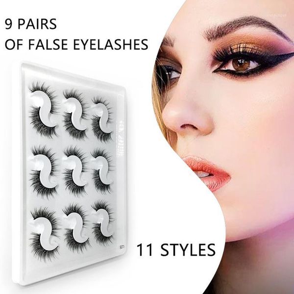 

pairs of flower-shaped false eyelashes thick handmade 3d natural volume soft eyelash extensions1