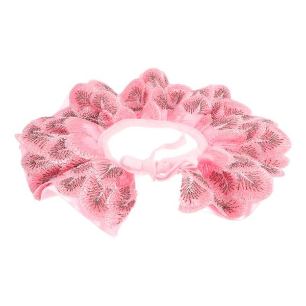 

dog apparel classical pet scarf lace for pets saliva bib