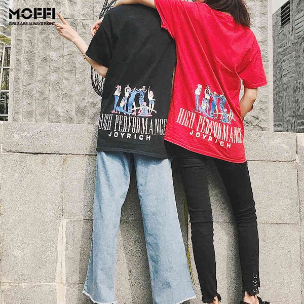 

fashion t shirt for women no return change summer round ne printing straight through brand half sleeve, White