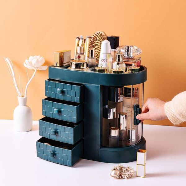 

storage boxes & bins japanese simple style cosmetic box multi-purpose makeup lipsticks ring earring necklace container 4 drawers