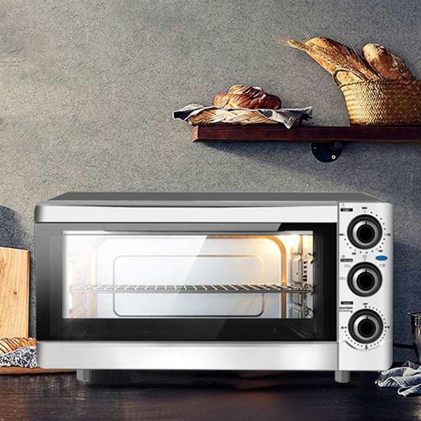 

multifunctional microwave oven household automatic double-deck stainless steel mini baking pizza cooking barbecue 1300w ovens