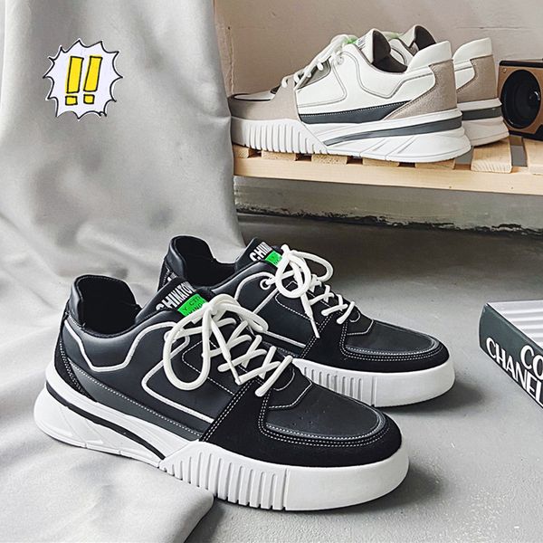

classic 2021 spring new couple casual shoes outdoor color matching all-match retro sneakers white shoes hard-wearing
