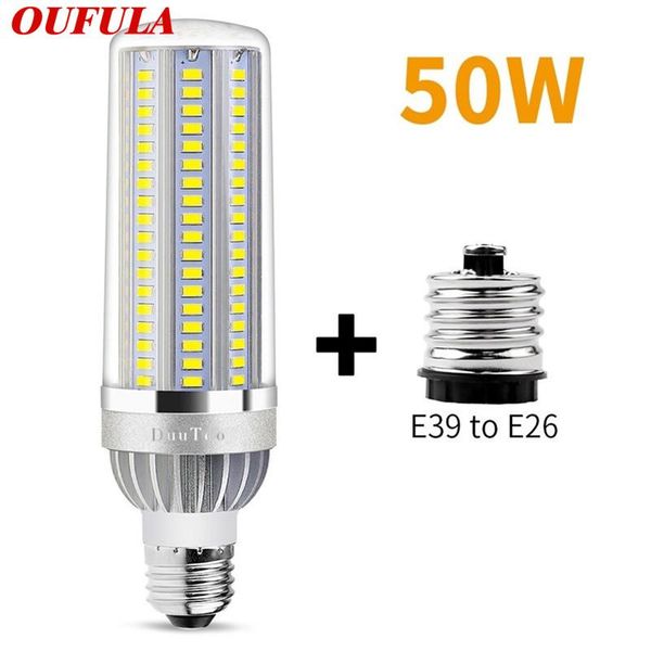 

bulbs hongcui led corn light e27 e26 street 5730smd with fan cooling 50w 220v 110v high power aluminum 85v-265v
