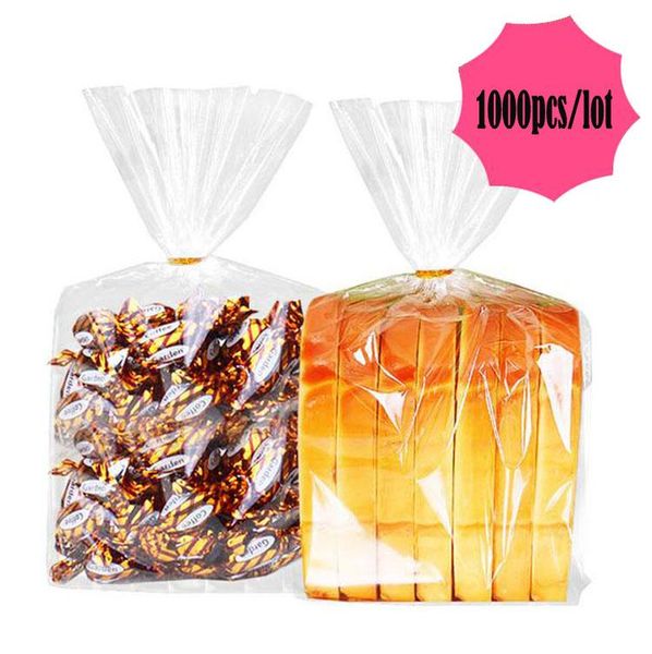

gift wrap 1000pcs clear flat open candy bags cookie packaging bag wedding party sweets lollipop opp plastic small pouch