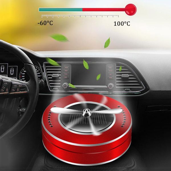 

car air freshener mini solar energy perfume diffuser automatic rotating dashboard decoration accessories