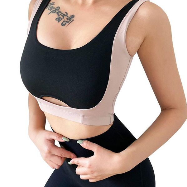 

yoga outfit 3 colors fitness sports vest women's color matching beauty back underwear sport bra bras women