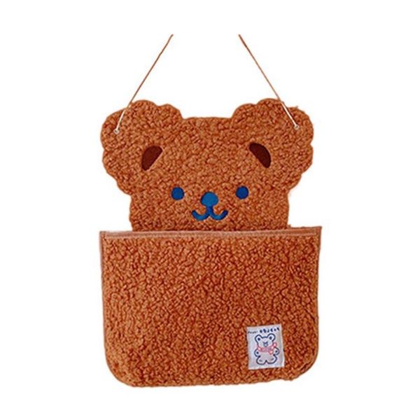 

stroller parts & accessories l5yf cartoon cute bear wall-mounted storage bag wall hanging pouch pockets organizer