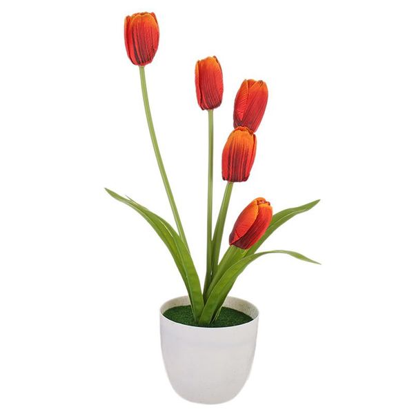 

decorative flowers & wreaths 3/5pcs artificial tulip plastic simulation creative bonsai home party garden wedding office bedroom ornament de