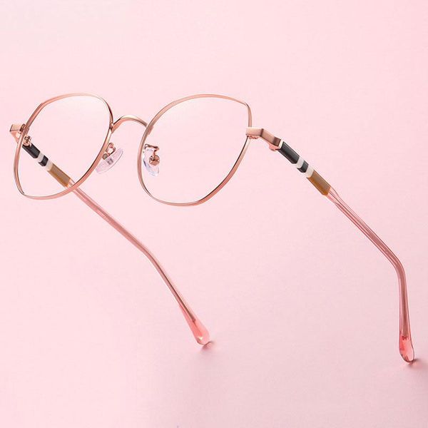 

fashion sunglasses frames full rim optical eyewear metal and acetate frame glasses for arrival selling, Black