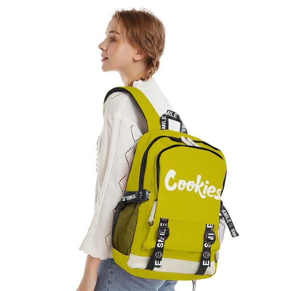 

cookies teenager fashion backpacks 3d print boys girls school bags travel oxford waterproof lapoutdoor