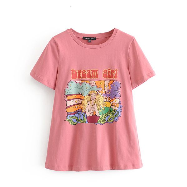

women's t-shirt women cotton t shirts pink funny printed tee shirt fashion spring summer casual t-shirts streetwear tees shor, White