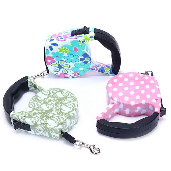 

dog collars & leashes durable leash automatic retractable nylon lead extending puppy walking leads for small dogs chihuahua pug pet supplies