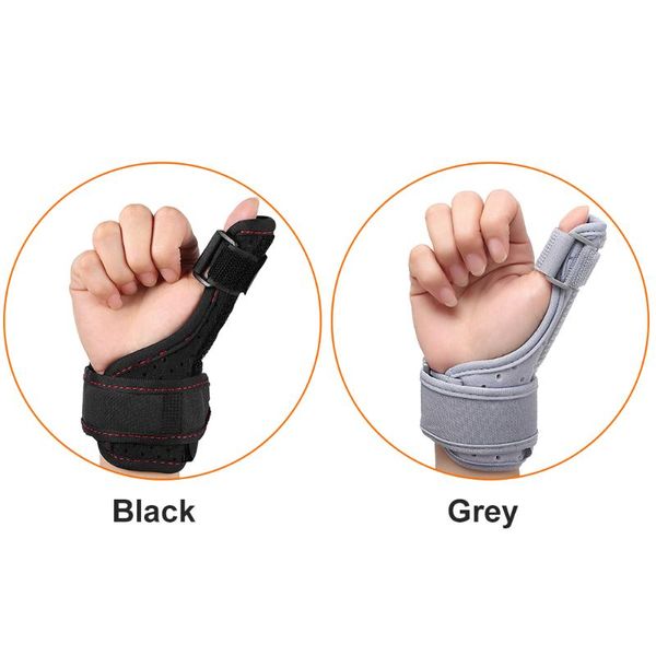 

wrist support adjustable protection thumb brace easy sizing for finger keeping hand dry elastic tendonitis soft left right, Black;red