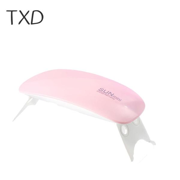 

nail dryers txd 6 lamp beads for home manicure tool dryer led uv micro usb gel varnish curing machine art equipment
