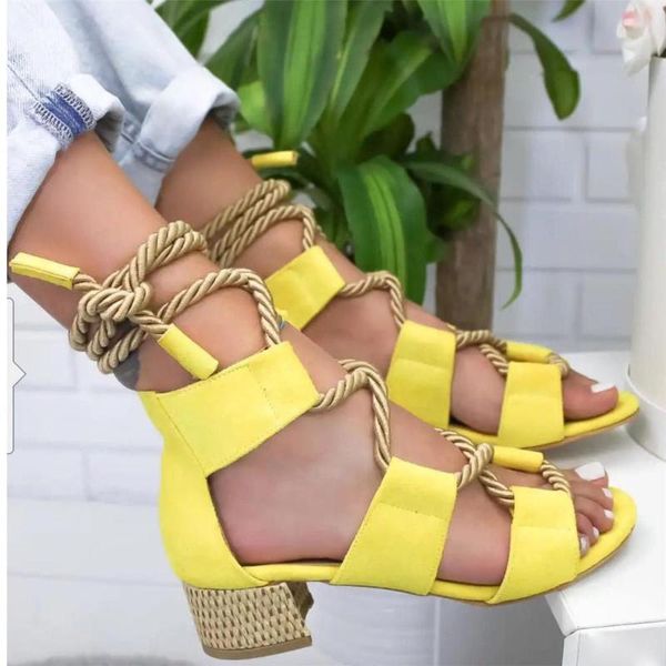 

dress shoes rome wedge sandals espadrilles women heel pointed peep-toe gladiator rope lace up platform size43, Black