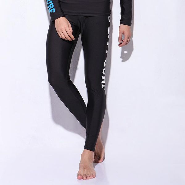 

one-piece suits gsou snow outdoor men's diving pants swimming summer beach water slim elastic trousers fitness breathable swimsuit