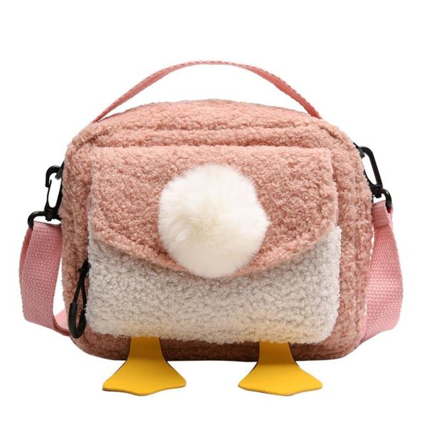 

storage bags female single-shoulder bag, cartoon crossbody bag messenger for women, yellow/khaki/green/blue/black/pink
