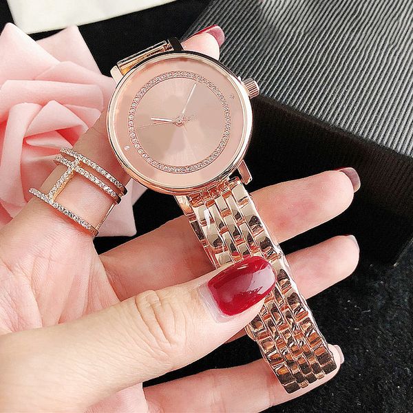 

brand new light luxury fashion elegant simple timeless watch waterproof 10m zircon watch
