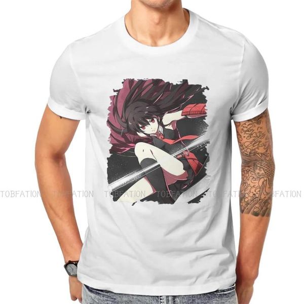 

men's t-shirts akame ga graphic tshirt elfen lied printing comfortable t shirt men tee gift idea, White;black