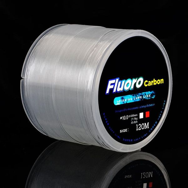 

super strong durable nylon material fishing line abrasion resistant invisible for braid