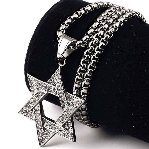

religion star of david ethnic necklace hebrew je jewelry necklace, Silver