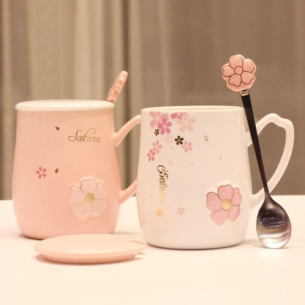 

ins coffee girly creative mug breakfast ceramic modern large nordic spoon couple gift kahve fincan family bk50 mugs