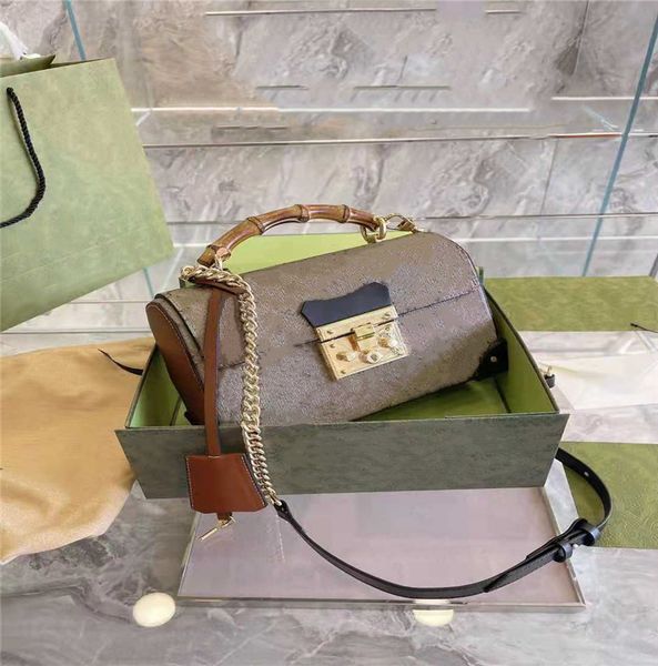 

designer's handbag square fat chain bag leather lady's large capacity shoulder sewing messenger bags