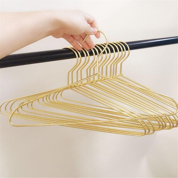 

hangers & racks 20 pcs clothes thicken aluminum alloy drying seamless anti-slip windproof anti-rust clothing hanger organization