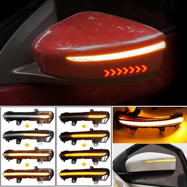

emergency lights 2pcs dynamic blinker sequential indicator led turn signal light for kicks p15 note e12 bluebird lannia sylphy 2021