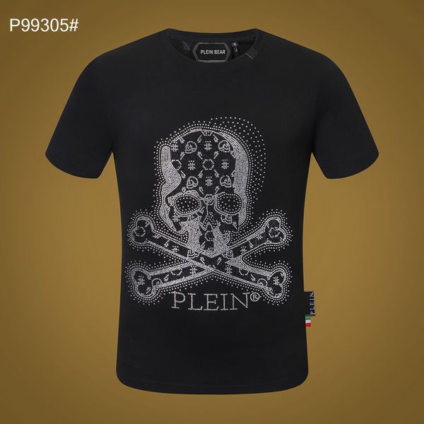 PLEIN BEAR T SHIRT Mens Designer Tshirts Brand Clothing Rhinestone Skull Men T-shirts Classical High Quality Hip Hop Streetwear Tshirt Casual Top Tees PB 11448