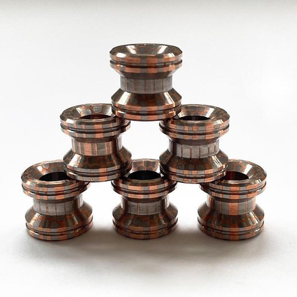 

outdoor gadgets titanium tail pendant diy beads alloy paracord bead bracelet keyring zipper accessory