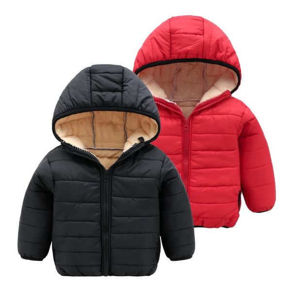 

baby girls jacket kids boys fashion outerwear coats hoodies infants autumn parkas clothes 1-7 years children clothing down coat, Blue;gray