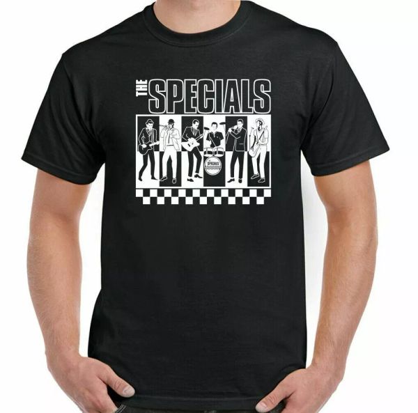 

the specials t-shirt mens 2tone ska two tone 2 tone scooter adults, White;black