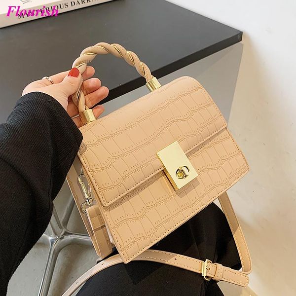 

shoulder bags stone pattern crossbody women 2021 pu leather bag purses and handbags luxury designer sac a main