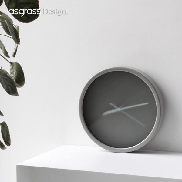 

wall clocks gray clock modern design silent classic living room simple fashion reloj de pared home decoration bg50cw