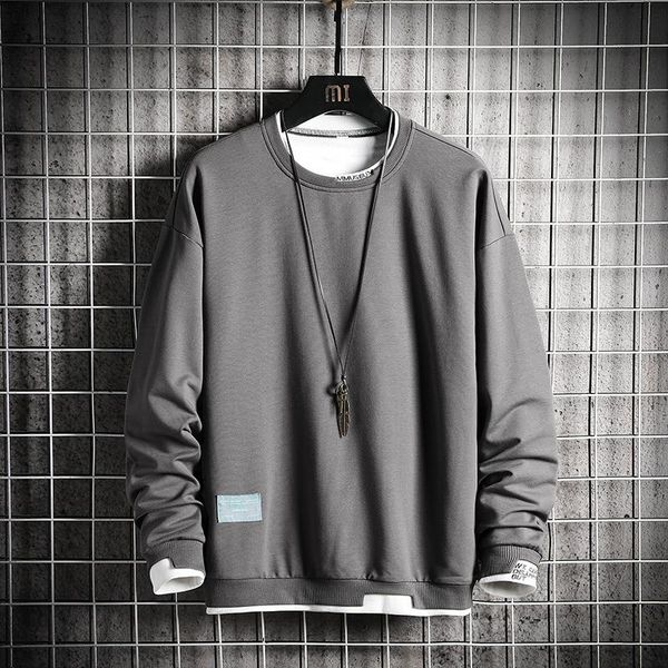 

men's hoodies & sweatshirts 2021 solid color sweatshirt men harajuku autumn spring hoody casual hoodie streetwear clothes, Black