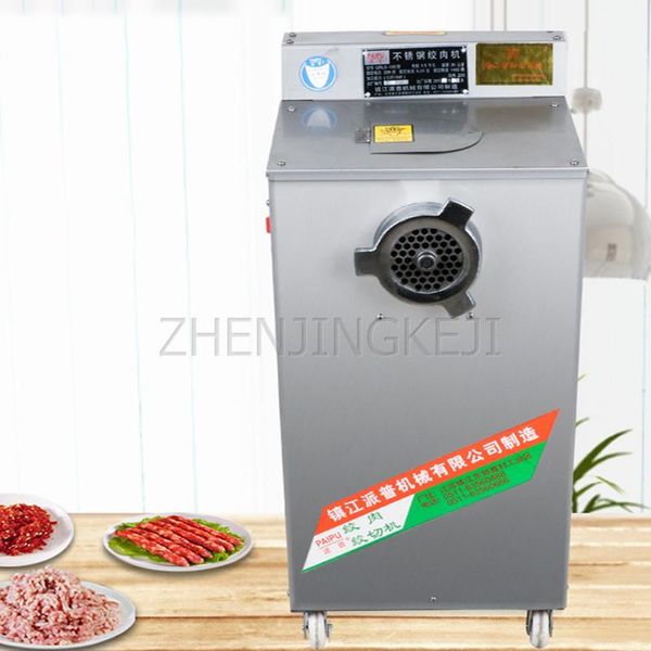 

220v2.2kw commercial meat grinder high power stainless steel enema, beaten and minced slices for supermarkets els grinders