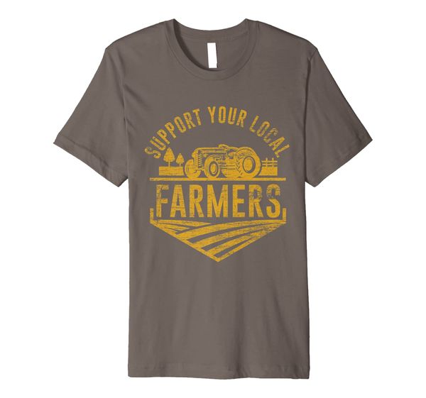 

Support Your Local Farmers Premium T-Shirt, Mainly pictures