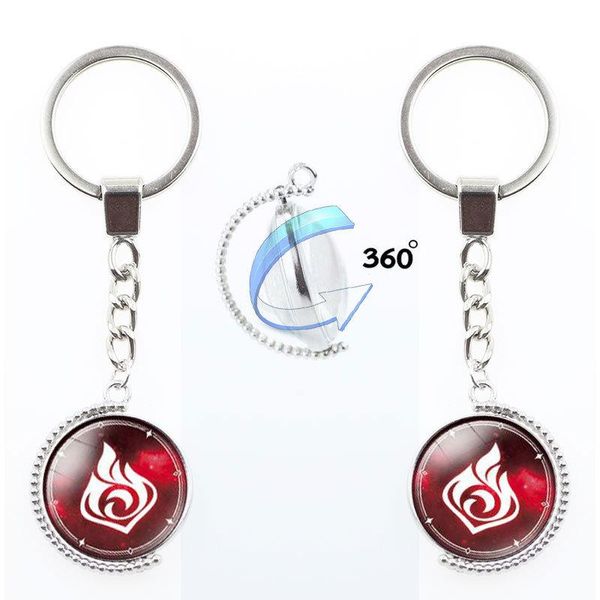 

other event & party supplies genshin impact keyring rotatable keychain for backpack car accessories boys and girls bag pendant jewelry gifts