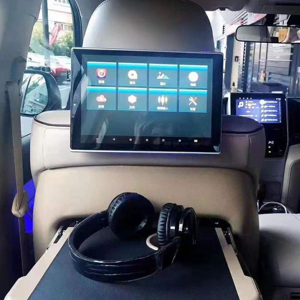 

wireless headphones in car intelligent electronic rear seat entertainment system with 11.8 inch android 8.1 dvd headrest monitor video