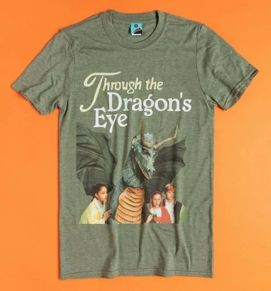 

through the dragon's eye marl t-shirt, White;black