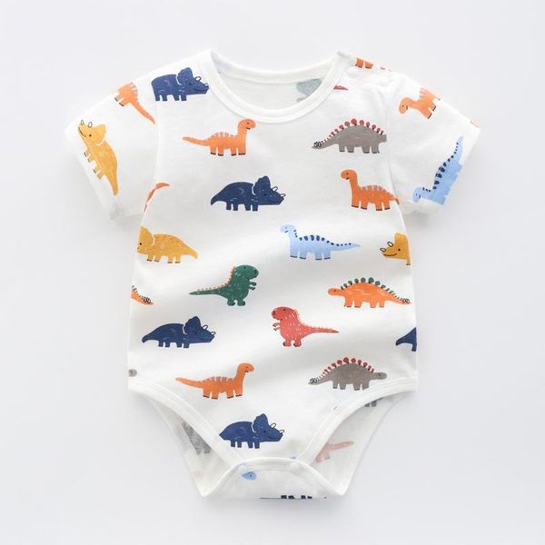 

baby boys clothes cartoon print girls clothing bodysuits kids 3-24m born 100% cotton summer jumpsuit rompers, Blue