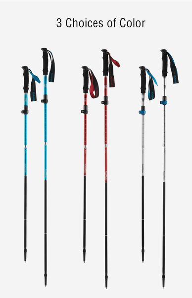 

trekking poles g6 walking sticks foldable, used for mountaineering, nordic style material: carbon tungsten steel