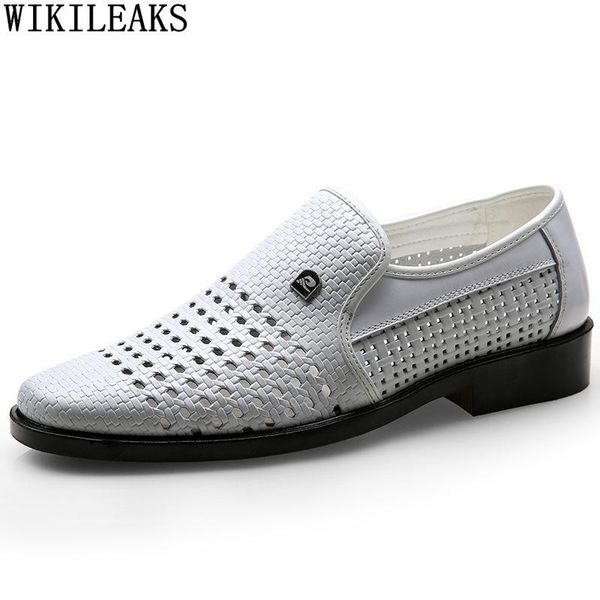 

oxford shoes for men sandals outdoor mens dress formal 2021 man summer zapatillas de hombre, Black