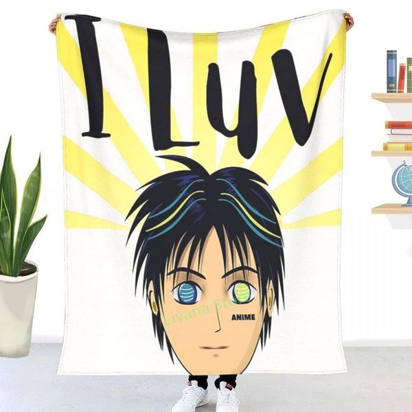 

blankets i luv anime throw blanket 3d printed sofa bedroom decorative children christmas gift