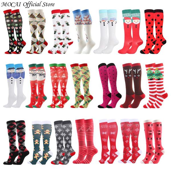 

men's socks and women's compression stockings wholesale christmas halloween gifts warmte sokken calcetas anti deslizantes para fut, Black