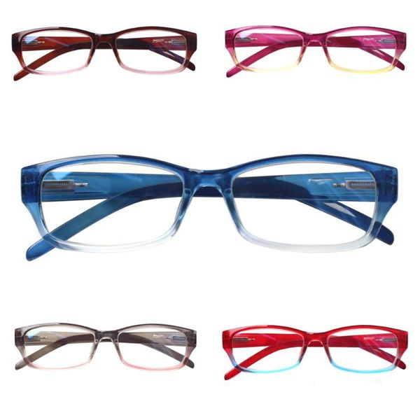 

sunglasses 4 pack of reading glasses blue light blocking spring hinge men and women fashion computer reader, White;black