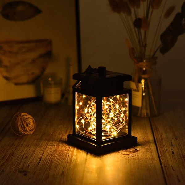 

outdoor wall lamps mini decorative household solar star chandelier candle waterproof light garden lamp villa