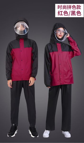

raincoats thick waterproof raincoat outdoor suit climbing poncho hiking electric motorcycle capa de chuva rain gear dh50yy